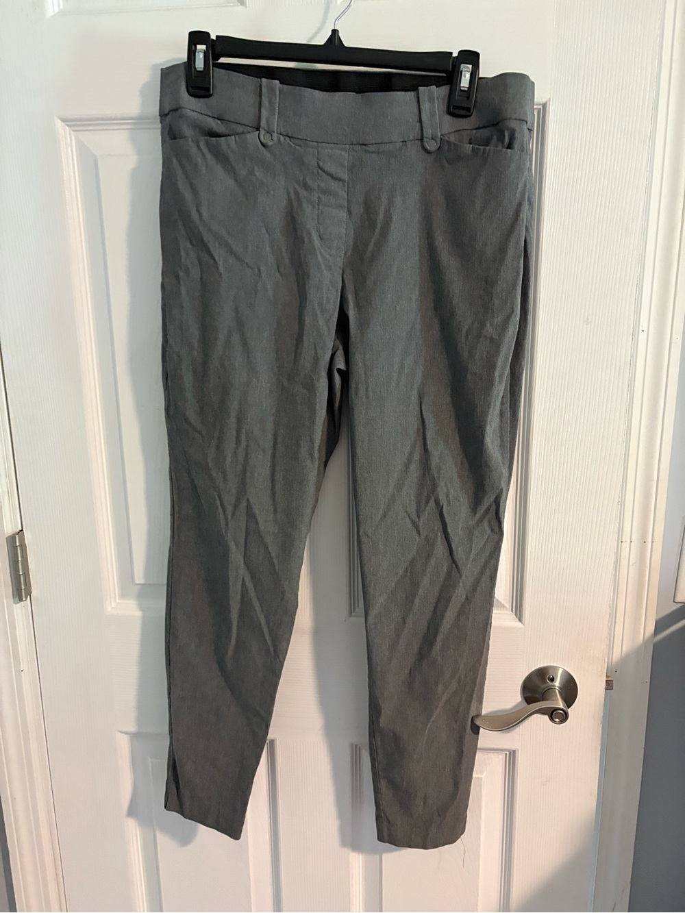 Grey Skinny Dress Pants